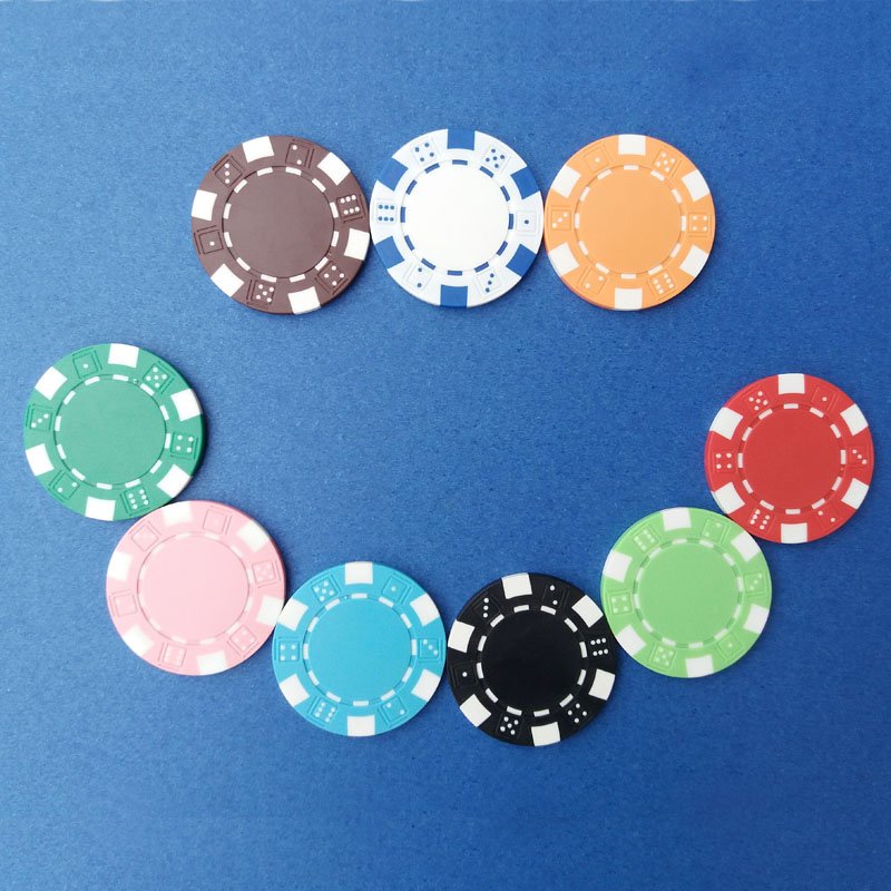 custom color 11.5g Clay Composite Dice Striped Casino Poker Chips Professional Poker Chips