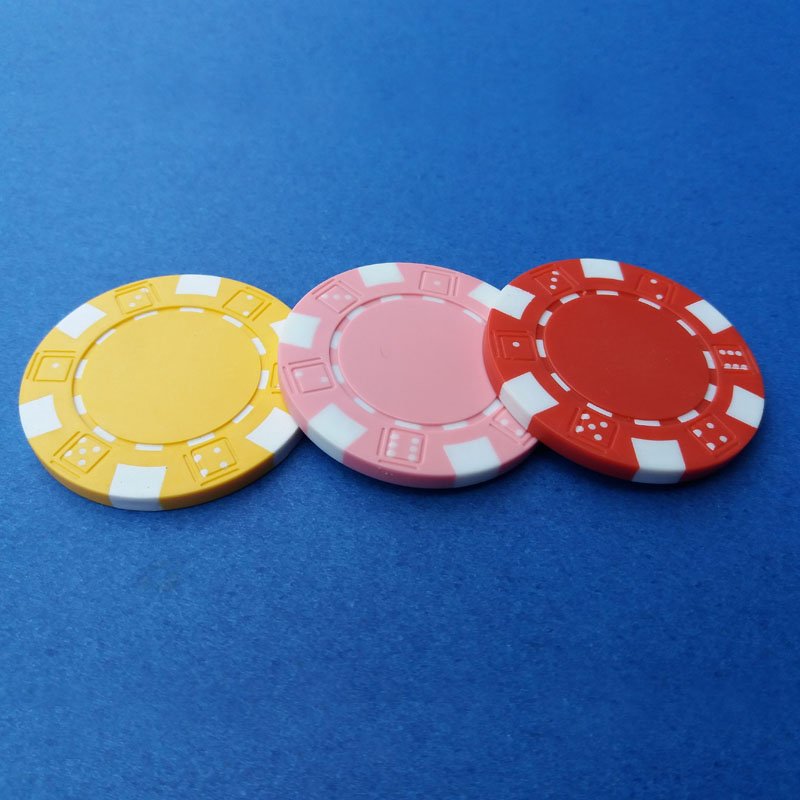 custom color 11.5g Clay Composite Dice Striped Casino Poker Chips Professional Poker Chips