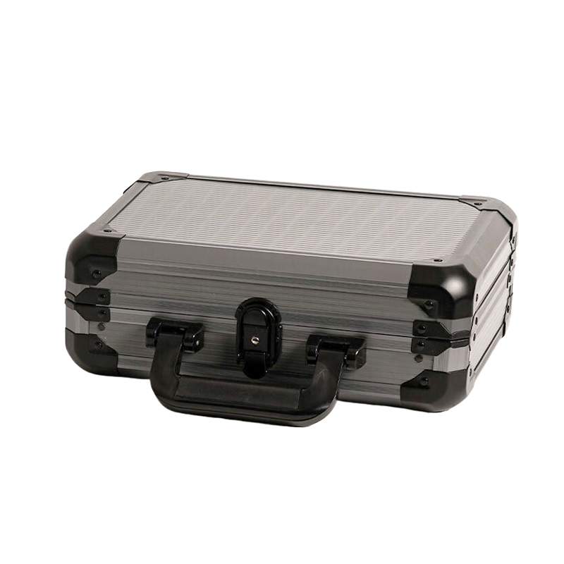 Thickened portable aluminum chip case and poker Black Jack blackjack chip coin card thickened aluminum storage case