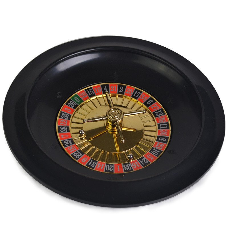 10'' Roulette Poker Chips Set with 60pcs Small Poker Chips & Table Cloth & Chips roulette drinking game set