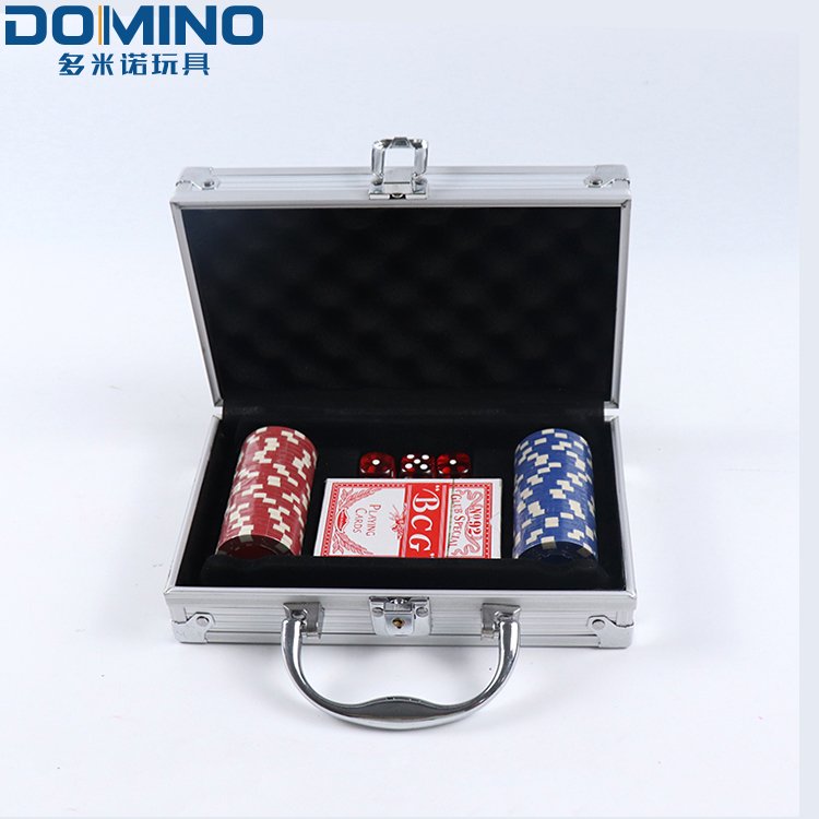 5 IN 1 Casino Game Set Poker Chips Roulette Poker Black Jack Craps Poker Dice Party Game