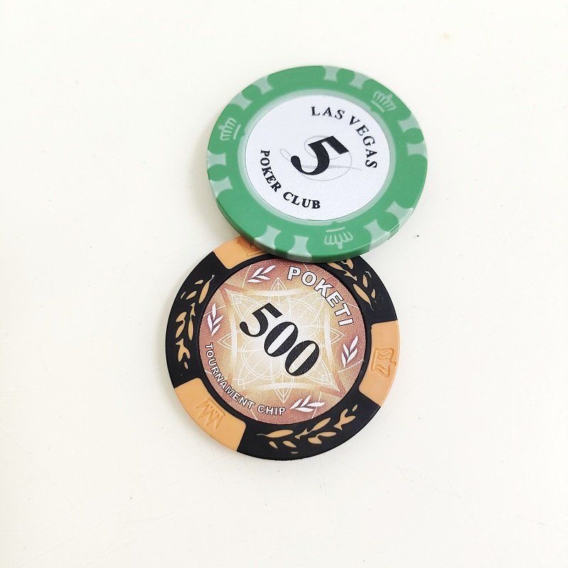 Customize Casino Entertainment Plastic Professional Premium Clay EPT Custom Ceramic Poker Chips