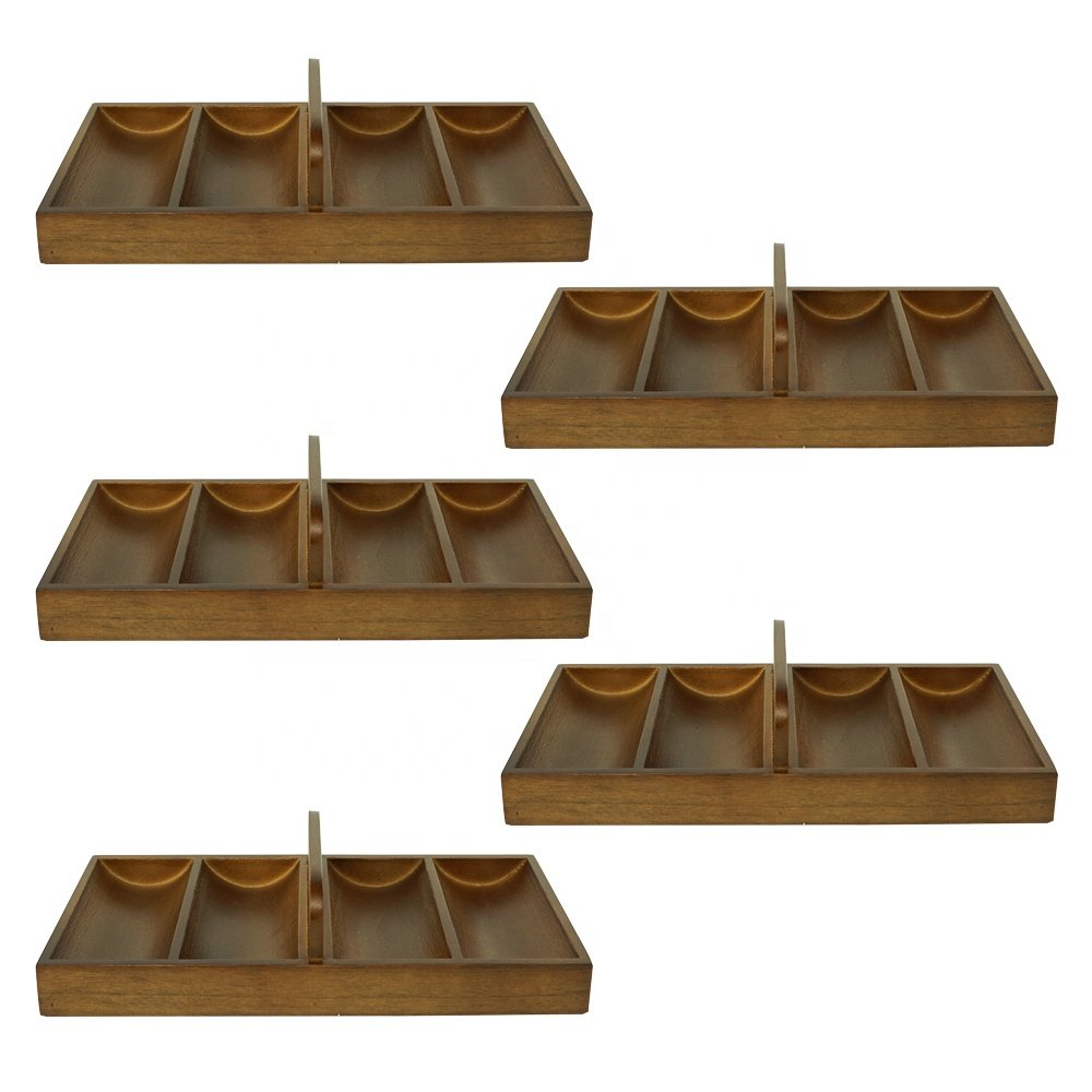 High quality 500ct premium wooden case box with 5 chips tray for 39/40mm poker chips