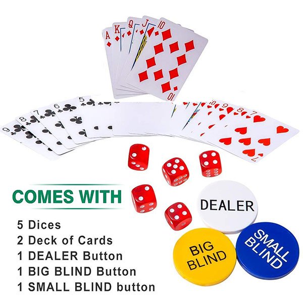 300pc custom design texas professional entertainment PS poker chips game set