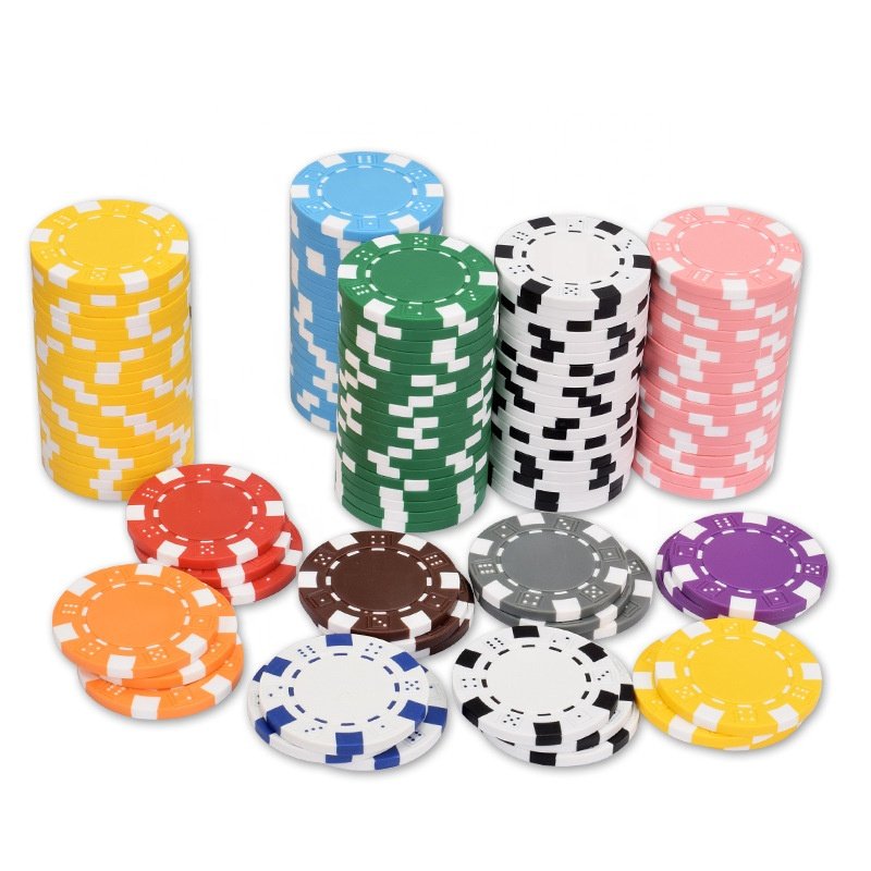 Factory Supply Cheap 4cm 11.5g Casino ABS Plastic Acrylic Poker Chips With Custom Logo