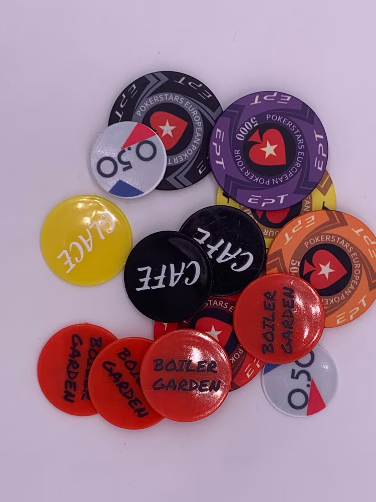 New product Ceramic Poker Chips Casino Quality Custom Blank Ceramic Chips