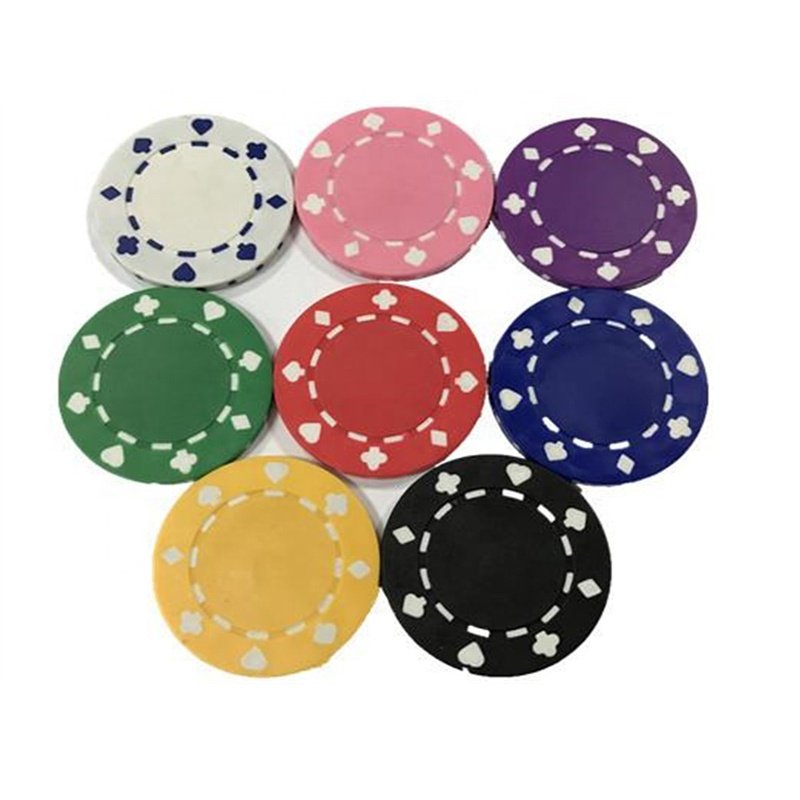 Factory Direct Customized Golf Ball Marker Clay 40mm Blank Poker Chips For Board Game Promotion And Gifts