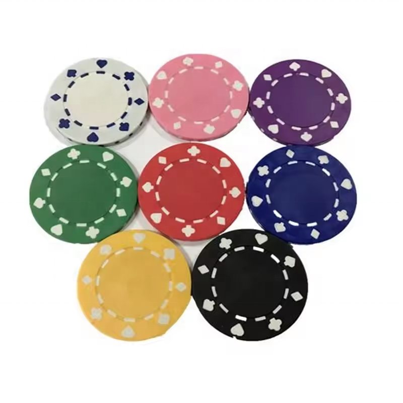 Factory Direct Customized Golf Ball Marker Clay 40mm Blank Poker Chips For Board Game Promotion And Gifts