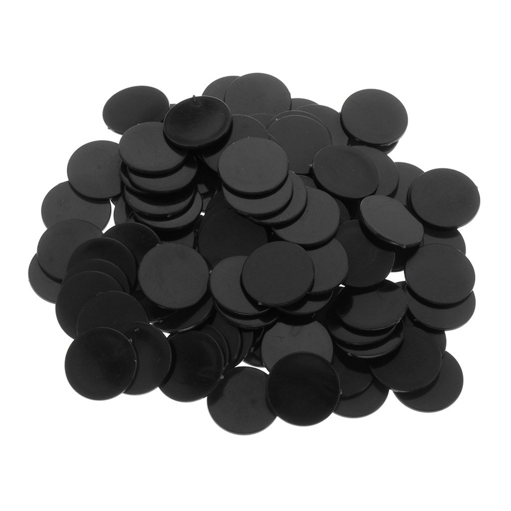 Solid Color Plastic coin 25mm plastic disc custom blank acrylic chips plaque display case holder acrylic poker chips
