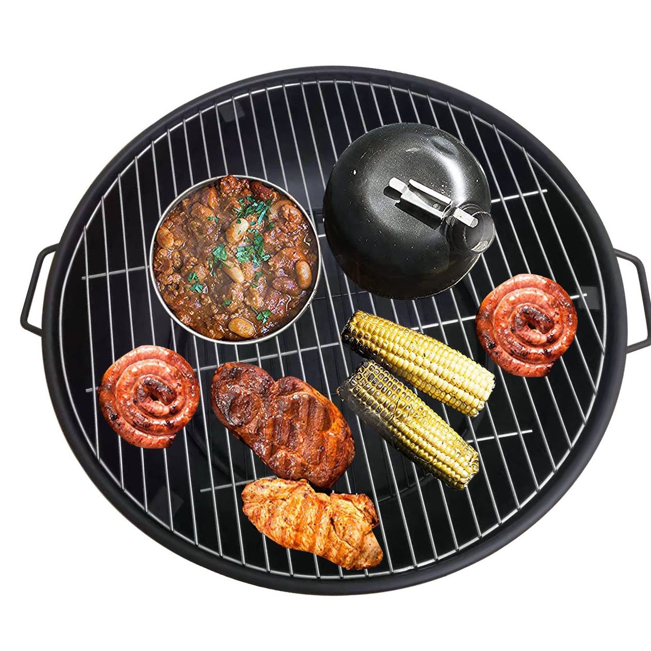 China factories multifunction wood burning fire pit with cooking grid outdoor fire bowl