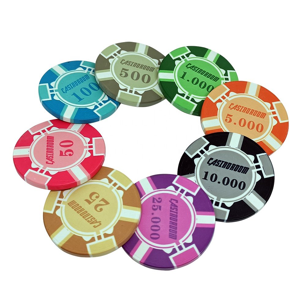 Wholesale Valintino ceramic poker chips10g 12g 26g 40g custom design color casino grade gambling chip for table game