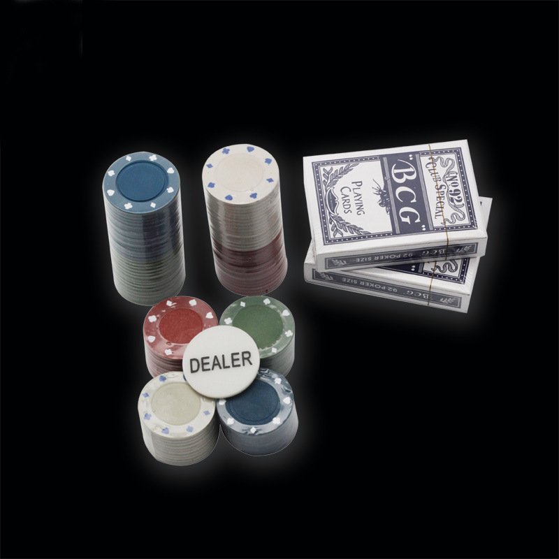 Iron box 4G chip 100 pieces pack of chip party leisure toy manufacturer direct selling chip set