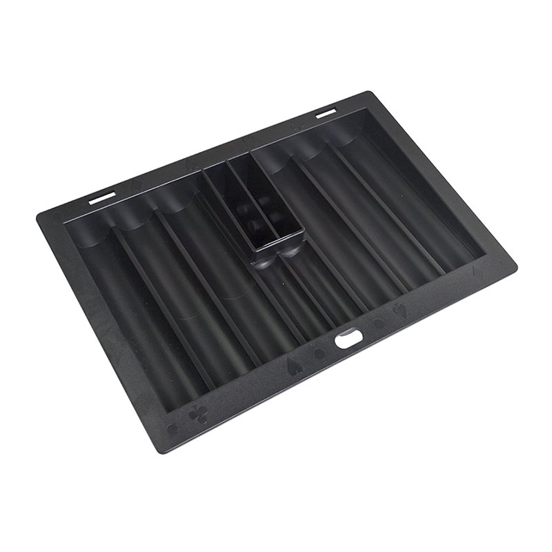350 yards chip holder for Casino table accessories Plastic chip board Texas poker can put two cards in the middle