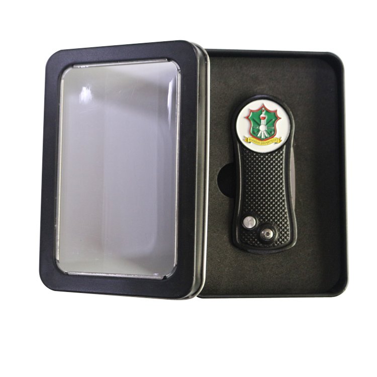 Custom Logo Golf Gifts Set Box With Golf Divot Tools,Golf Tees,Ball Markers Golf Accessories