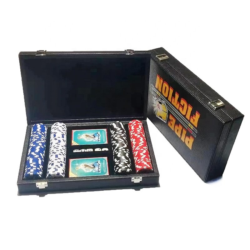 200pcs Professional Poker Chip Set for Casino Card Games