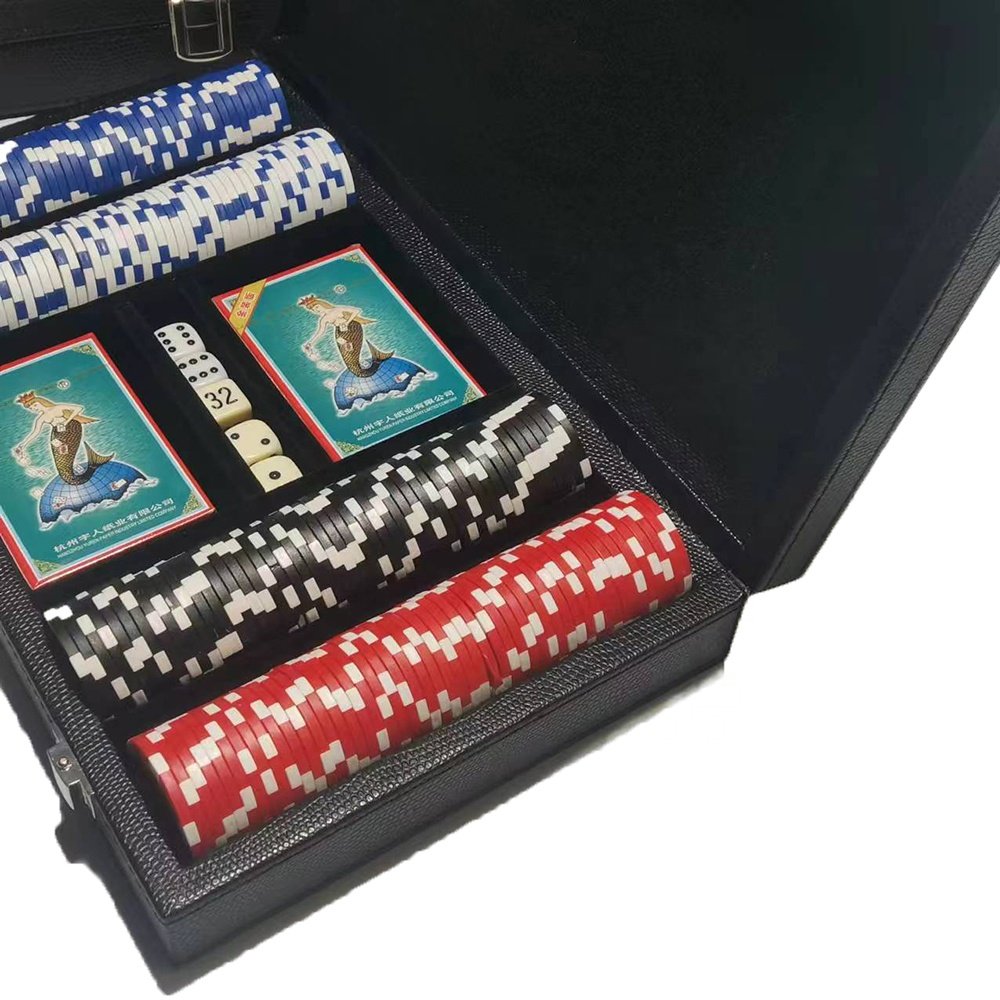 200pcs Professional Poker Chip Set for Casino Card Games
