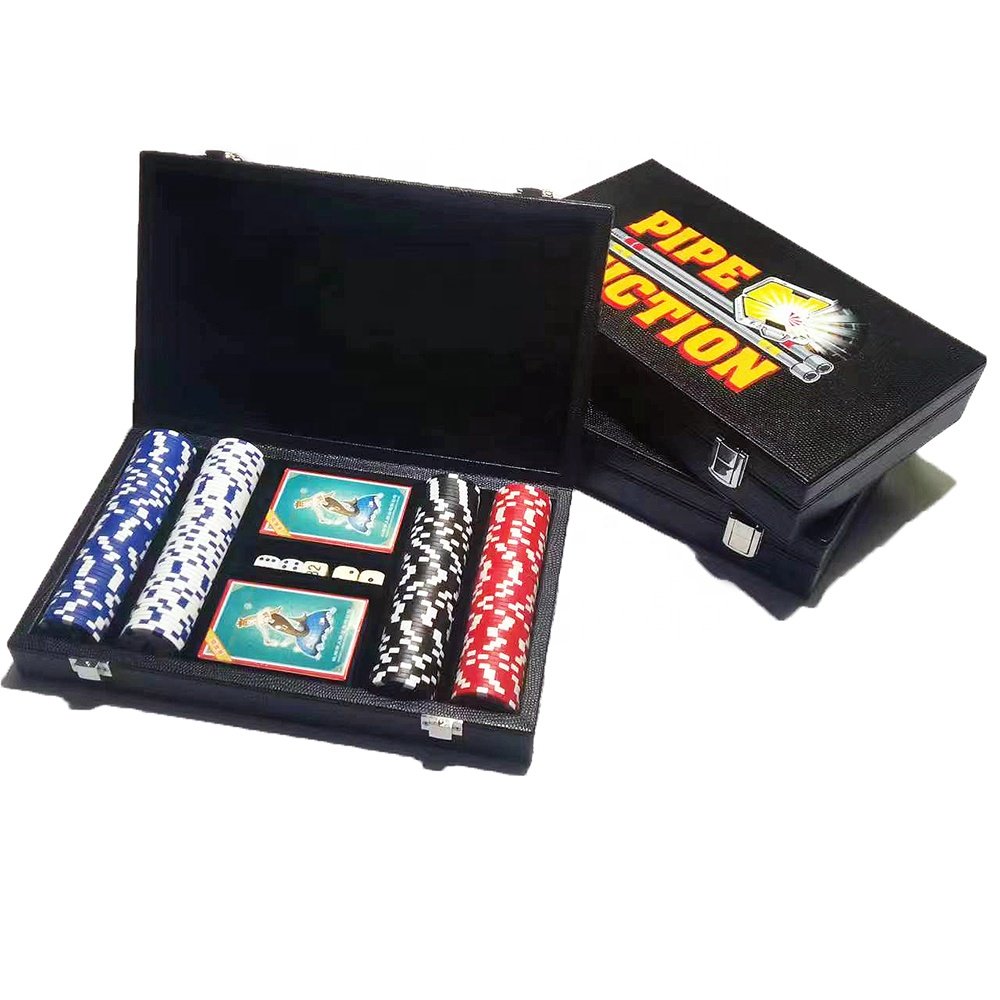 200pcs Professional Poker Chip Set for Casino Card Games