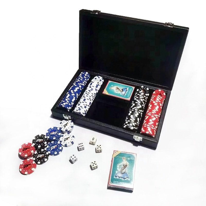 200pcs Professional Poker Chip Set for Casino Card Games