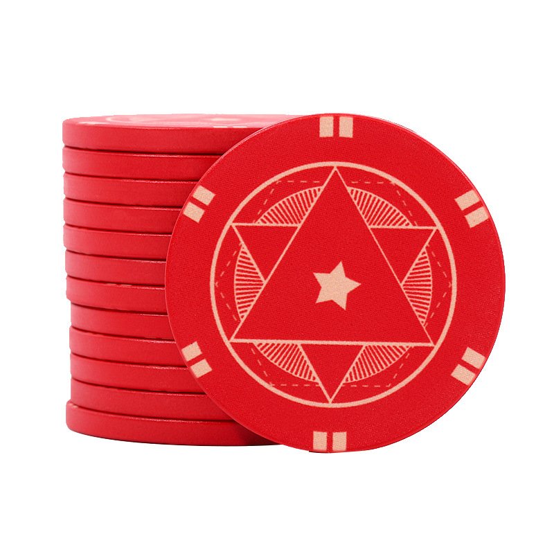 Wholesale 43mm High-end Texas Hold'em Ceramic Poker Chips Star Poker Chips New Entertainment Casino Ept Poker Chips
