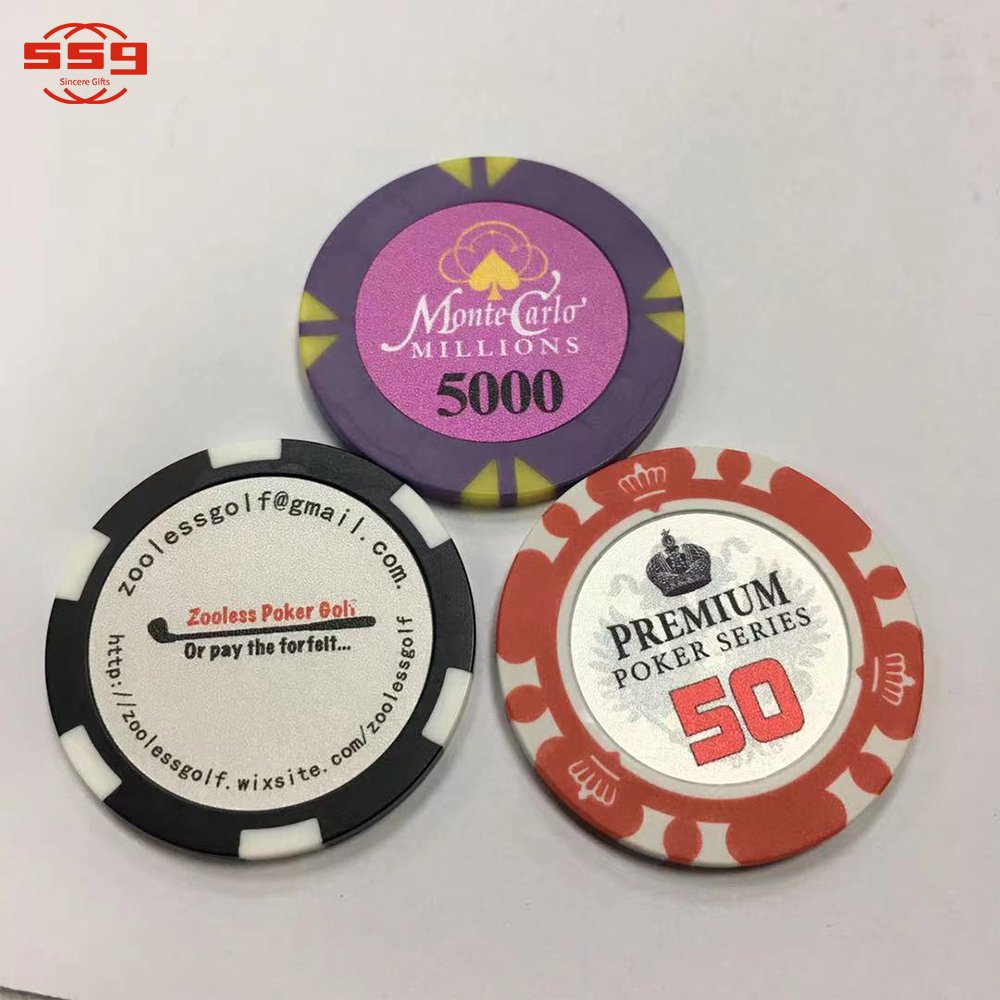 Wholesale Custom High Quality Colorful Ceramic Casino Clay Poker Chips, Poker chips set