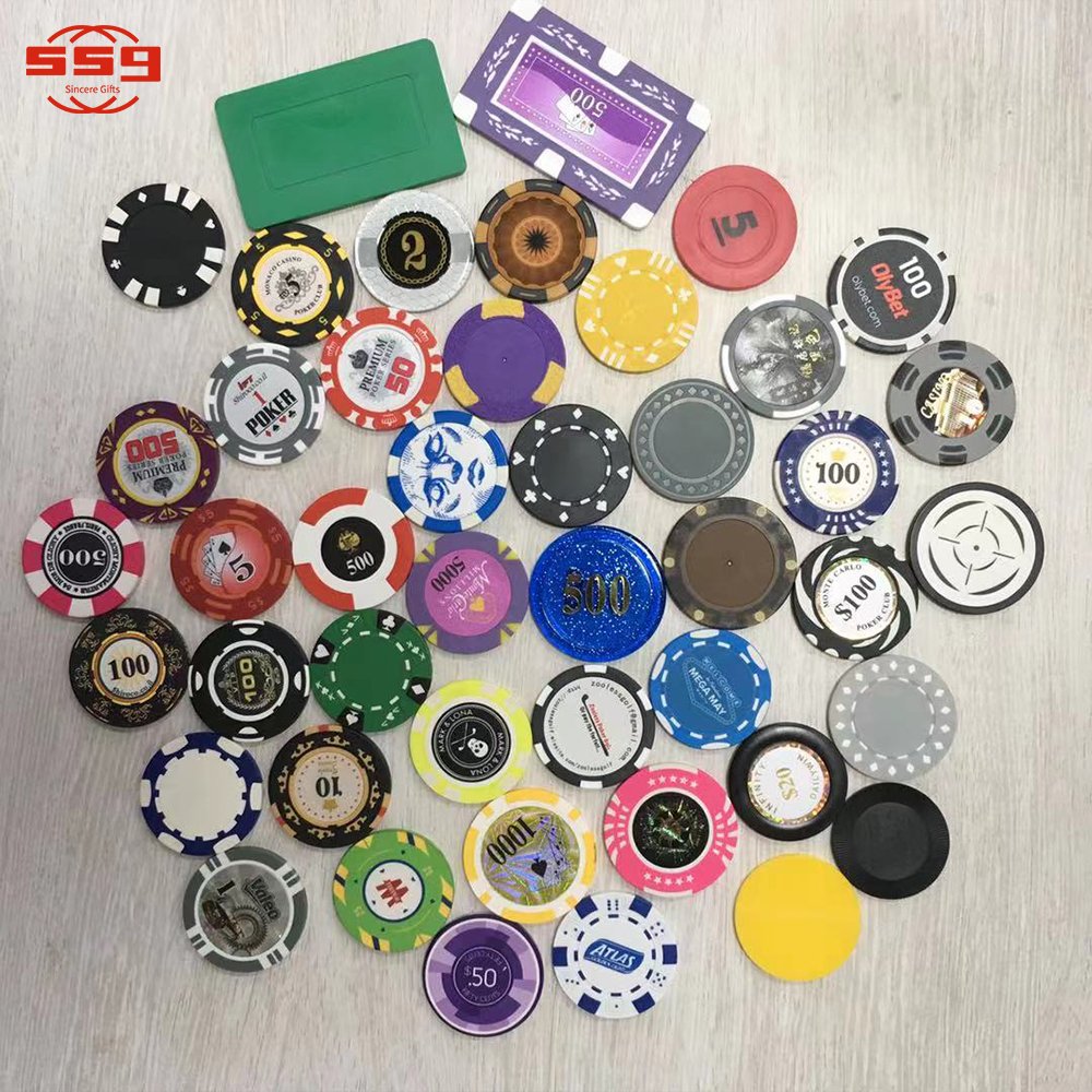 Wholesale Custom High Quality Colorful Ceramic Casino Clay Poker Chips, Poker chips set