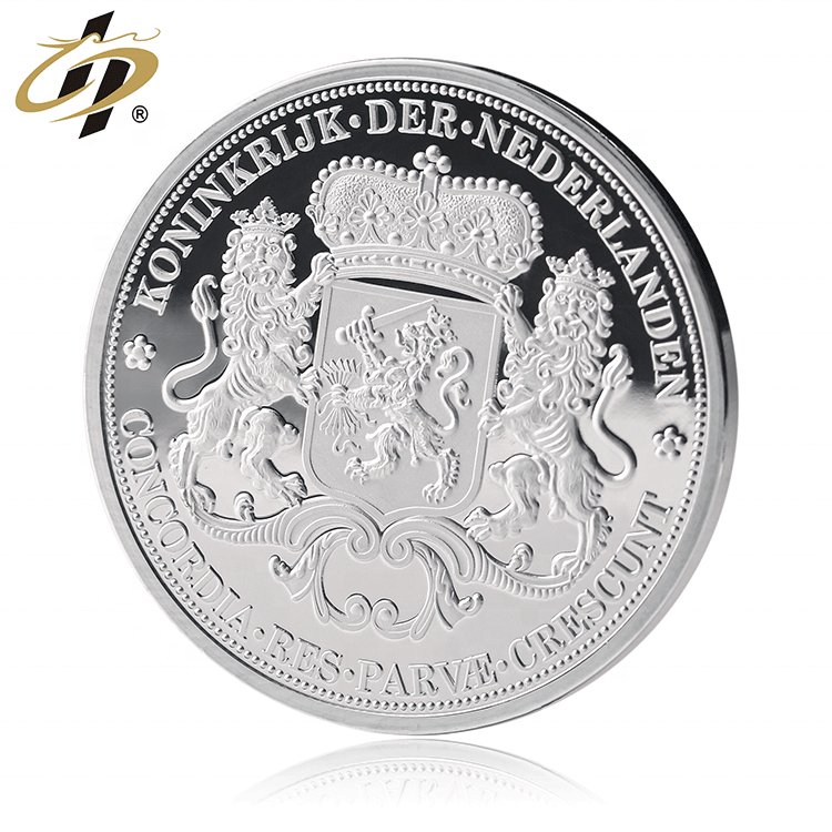 Promotional Gifts .999 Silver Metal Custom Company Logo Souvenir Coin