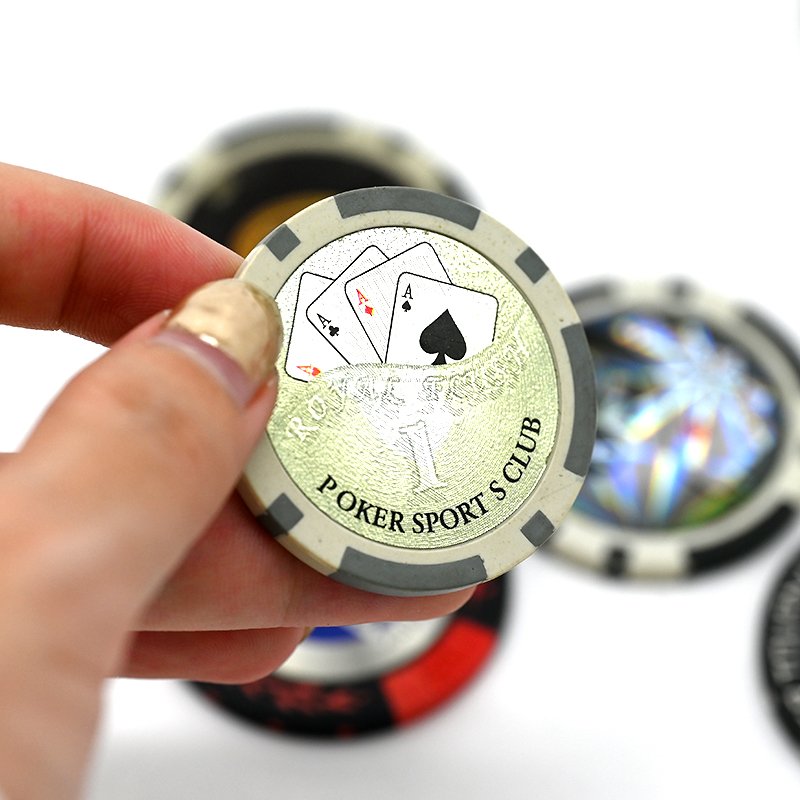Customize Oversize Premium ABS Plastic Texas Poker Chips Professional European Casino Entertainment Poker Chips Set