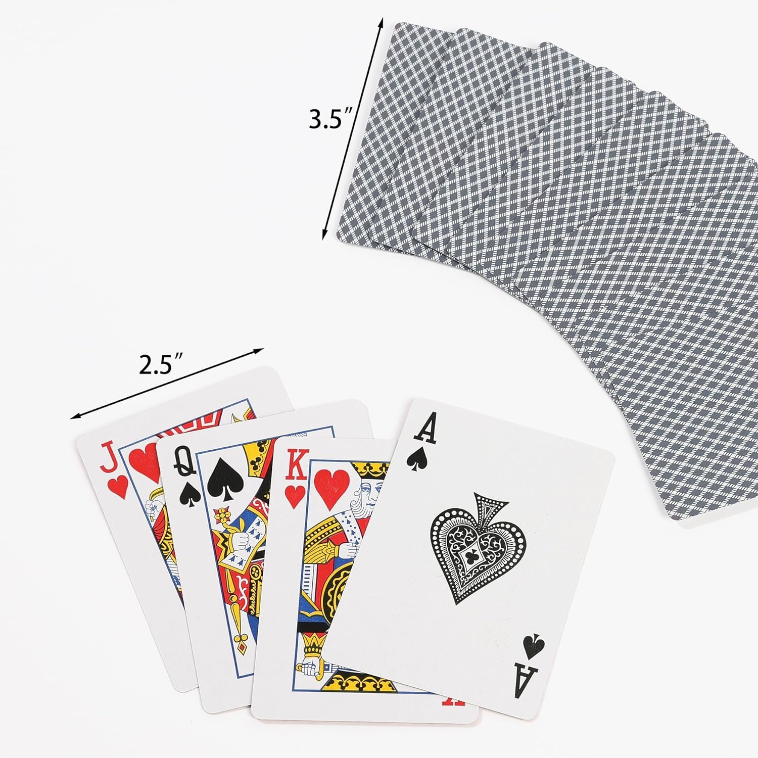 Customized High Quality Printing Poker Cards Black Core Classic Playing Cards With Custom Packaging