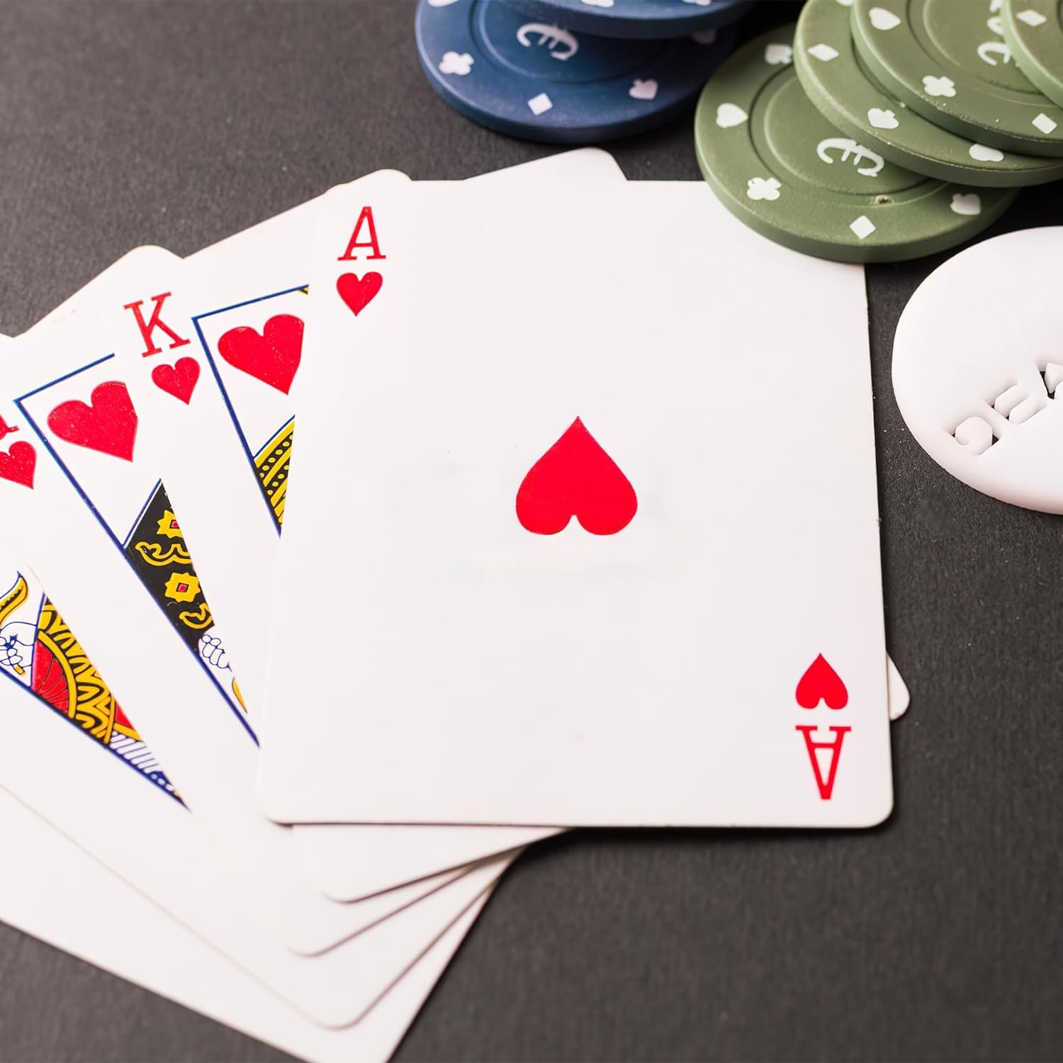 Customized High Quality Printing Poker Cards Black Core Classic Playing Cards With Custom Packaging