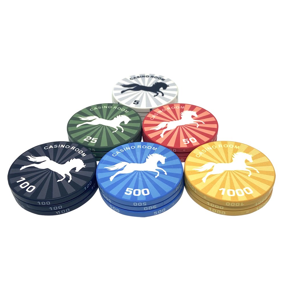 Ceramic poker chips supplier free design and production poker chips samples complete set of ceramic poker chips set for sale