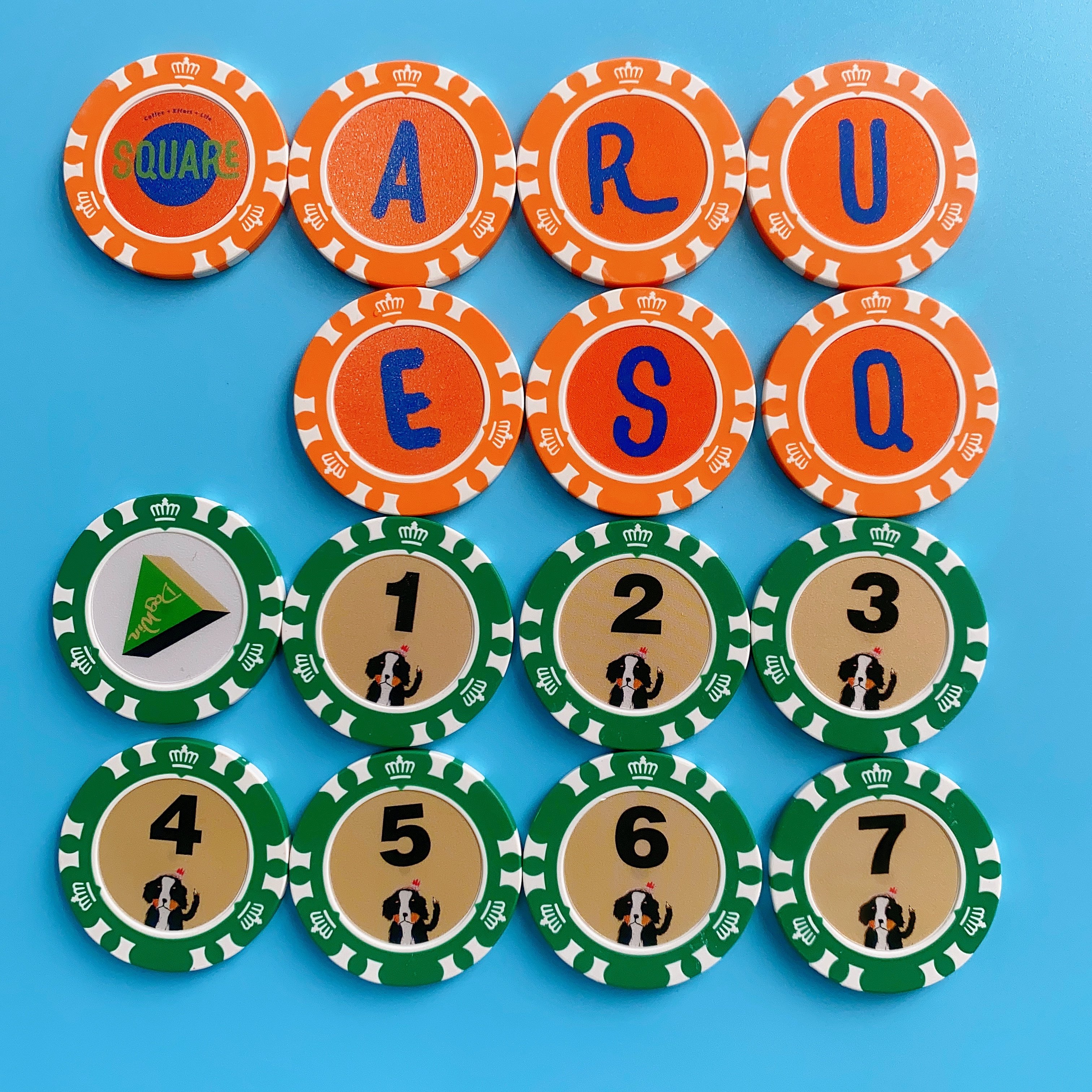 Crown LASVEGAS 40mm Clay and ABS Material Poker Chip Suit with Custom Logo