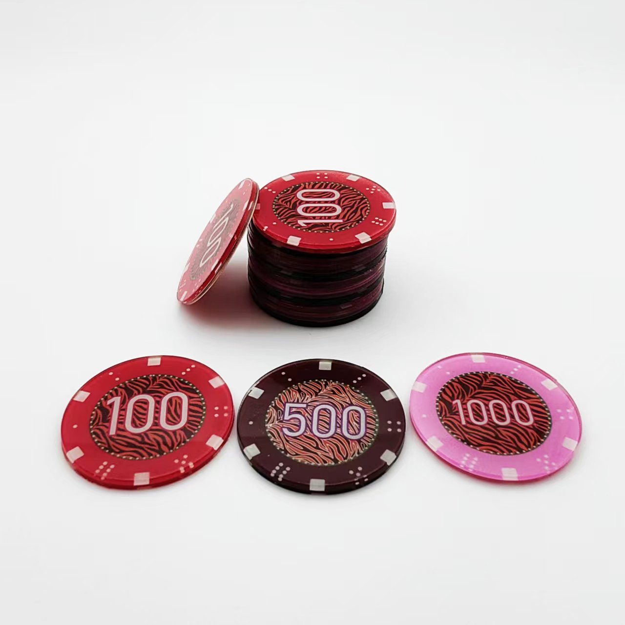 professional casino tokens poker chips with numbers entertainment club game bookkeeping coins gambling casino poker chips