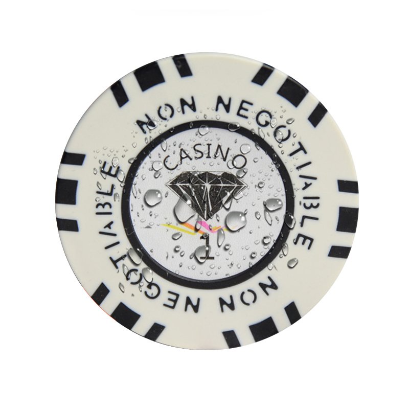 Factory 13.5g Sublimation Blank Premium Venerati Ept Ceramic Clay Monte Pokerchips Set for Custom Flush Poker Chip
