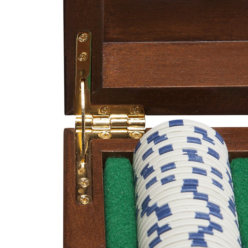 High Quality Multi-Layer Poker Chip Wood Case Premium Luxury Wooden Poker Chips Box