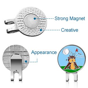 Fast Delivery Golf Ball Marker Magnet Poker Chip Golf Ball Marker Ball Marker Golf With Hat Clip