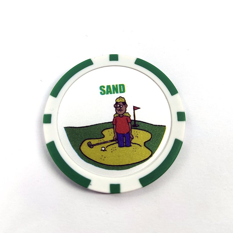 OEM Las Vegas Casino Poker Chip Golf Ball Markers