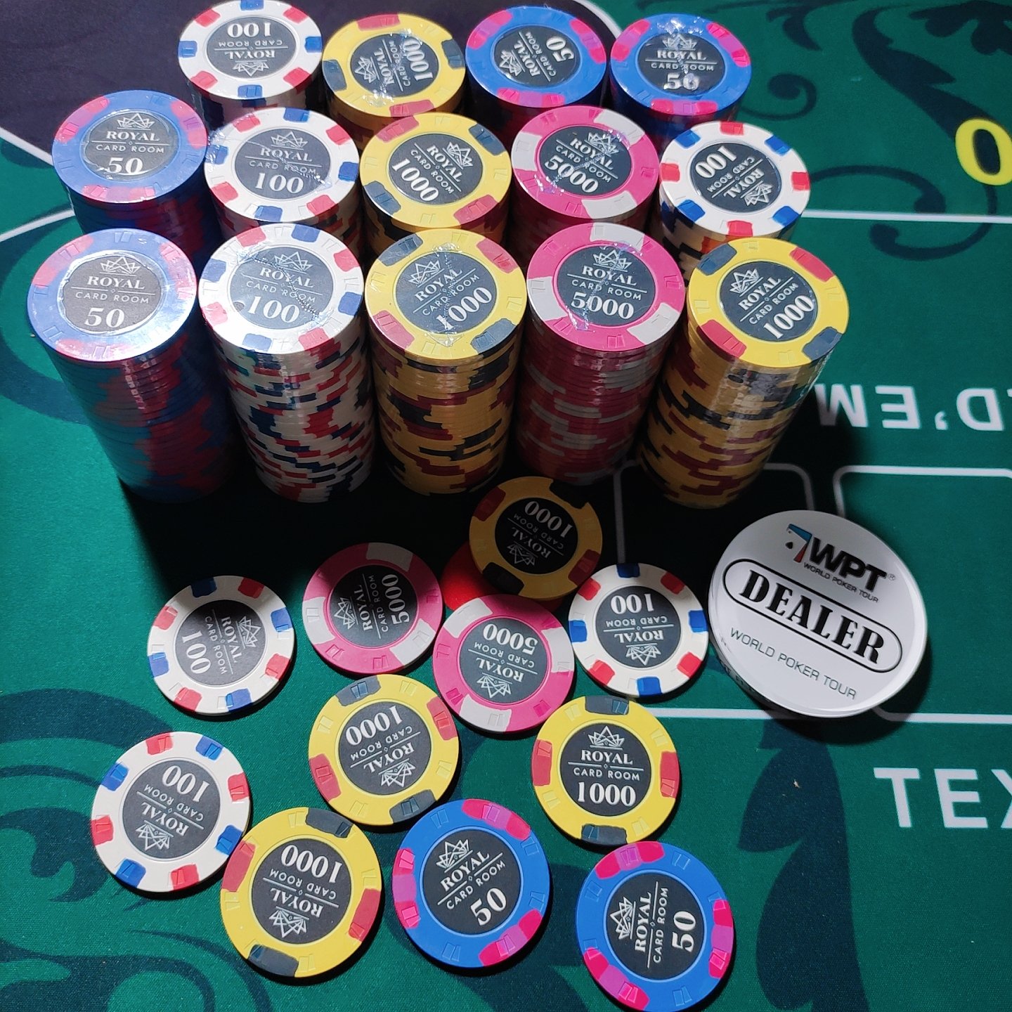 Classic10g ceramic poker chips stock goods clear