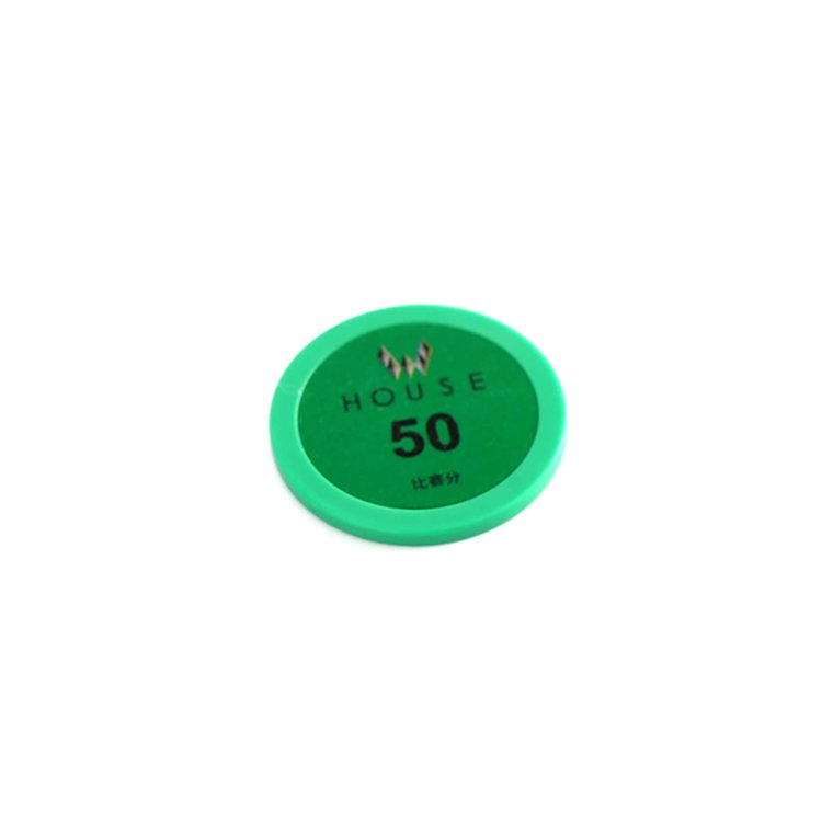 Wholesale and customized logo printed casino quality poker chip
