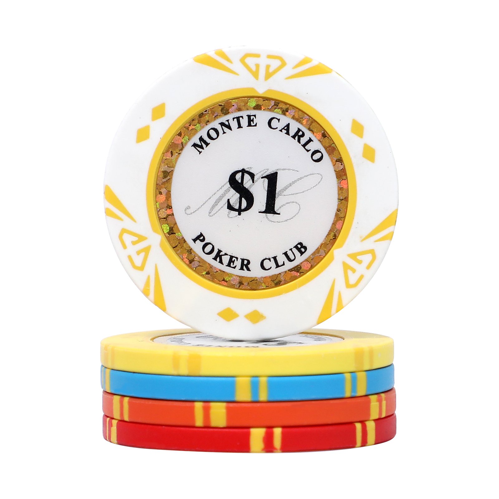 New Arrival 14g Poker Chips Clay Casino Custom Set 40mm Coin Las Vegas Inner Metal with Trim Sticker Poker Chips Manufacturer