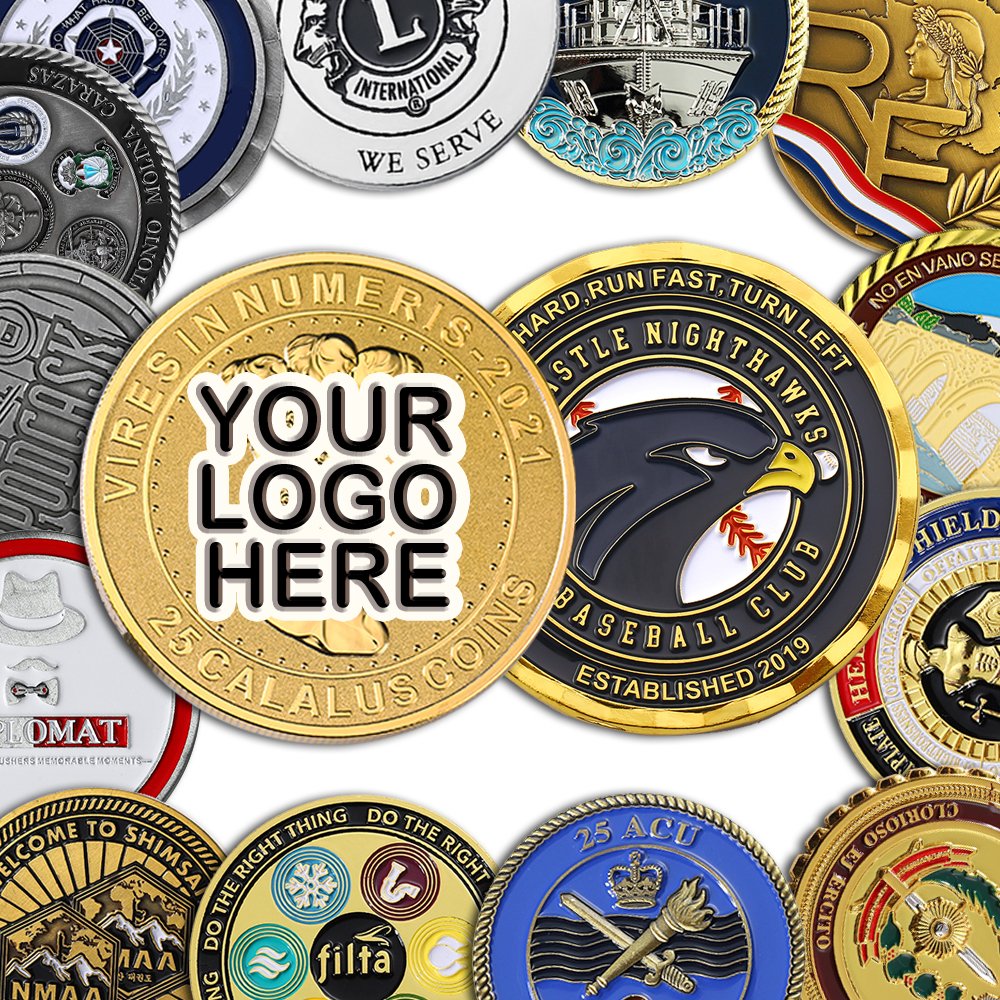 Personalized Metal Die Cast Round Challenge Coin Custom Decision Golf Marker Collector Coin As Poker Set Gift