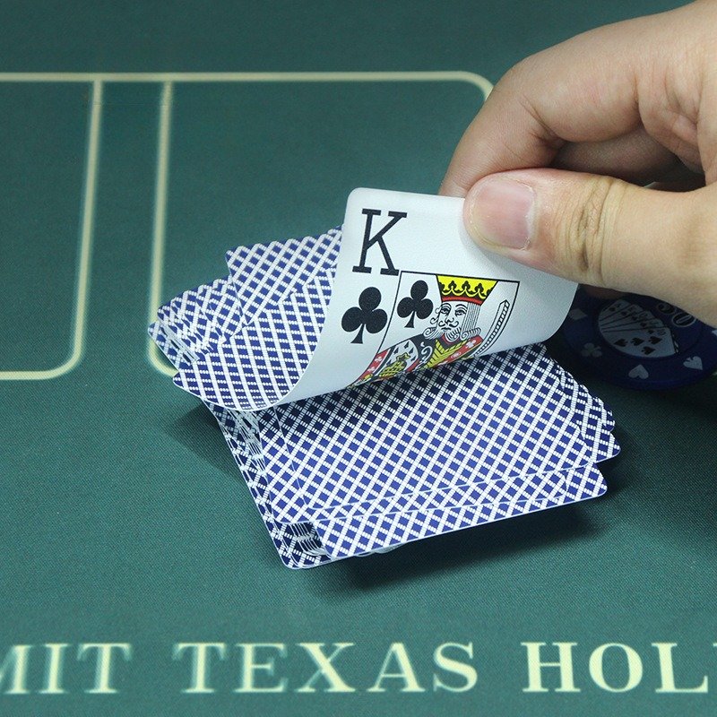 Poker Cards Texas Large Print Poker Plastic Playing Cards Pvc Playing Cards Waterproof Table Games Wholesale Clubs