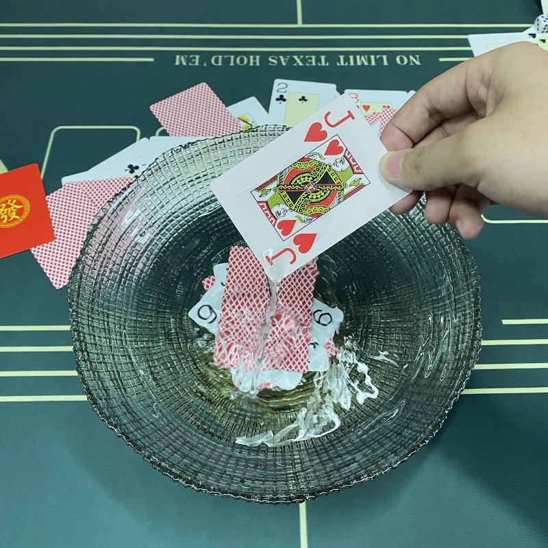 Poker Cards Texas Large Print Poker Plastic Playing Cards Pvc Playing Cards Waterproof Table Games Wholesale Clubs