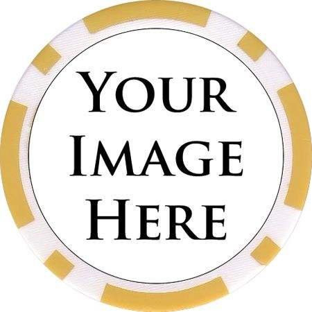 Casino quality clay poker chip with customised colour and logo in lay 14 gm casino chip