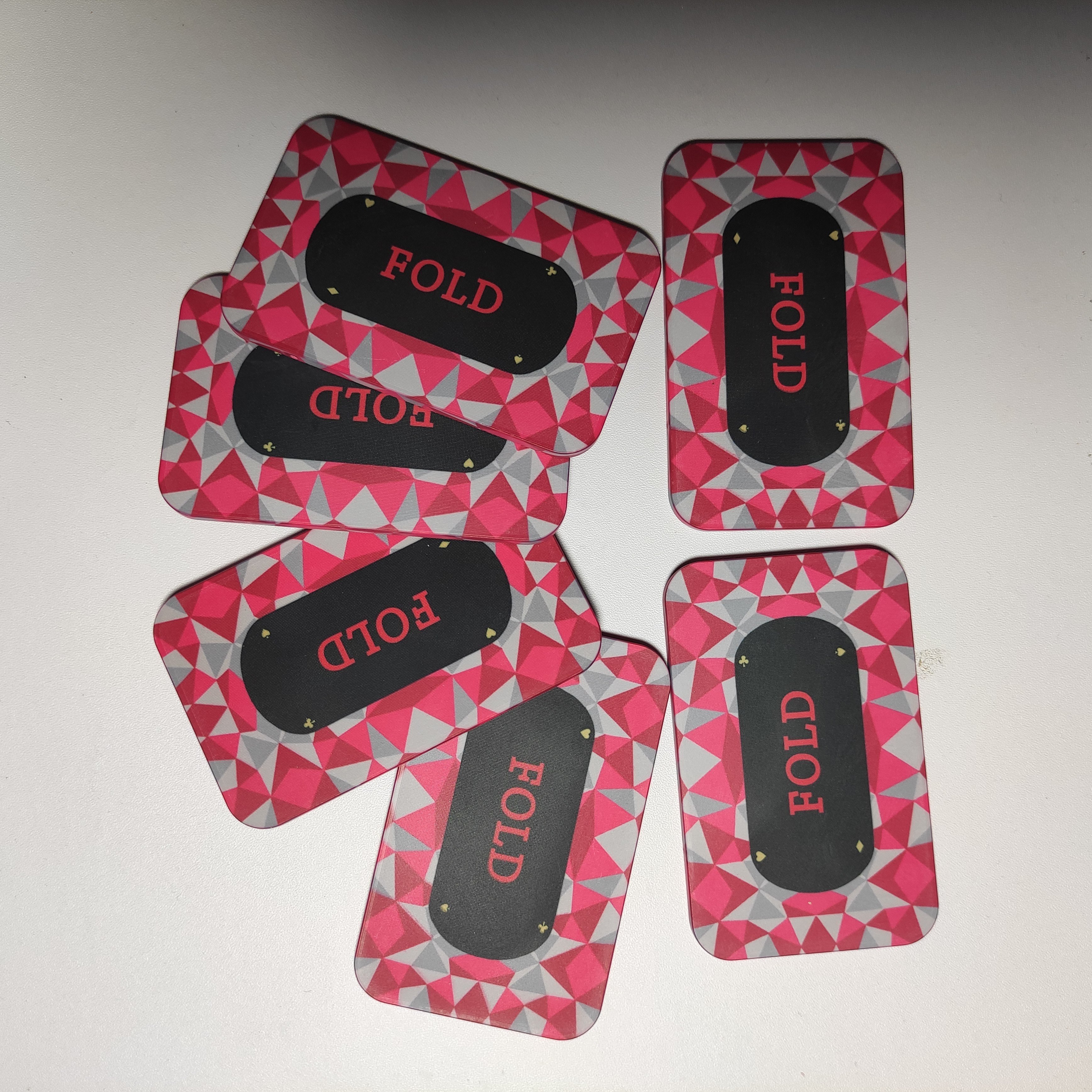 Custom PS or ceramic poker plaques with your logo OR numbers