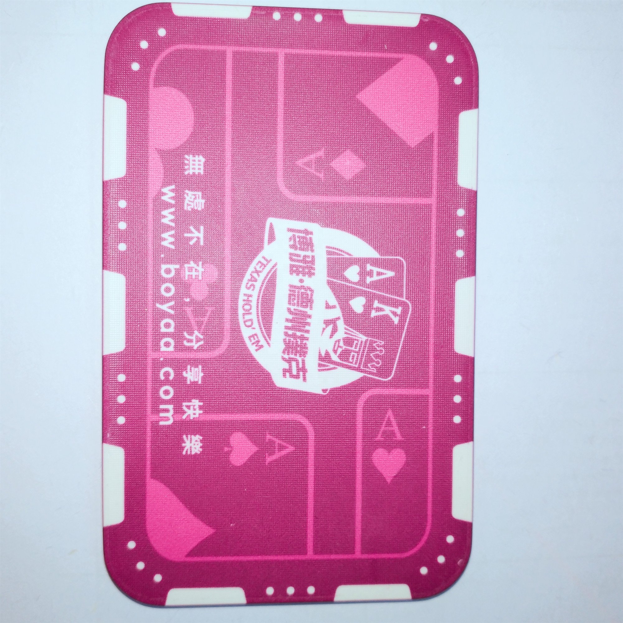Custom PS or ceramic poker plaques with your logo OR numbers