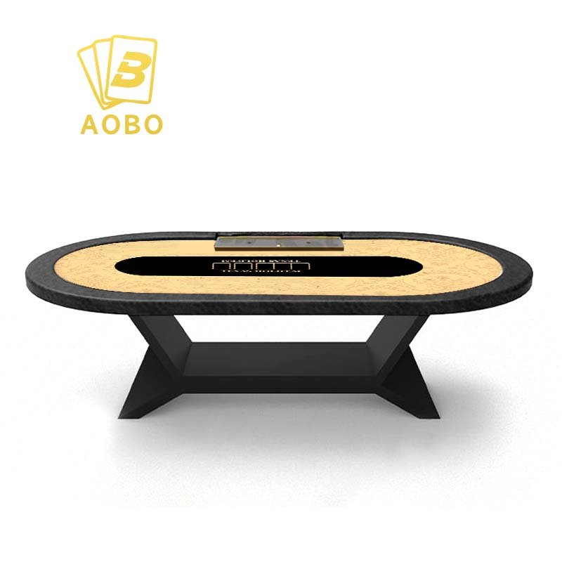 High Quality Texas Hold'Em Poker Table Personalized Free Custom Texas Poker Table For Casino Game