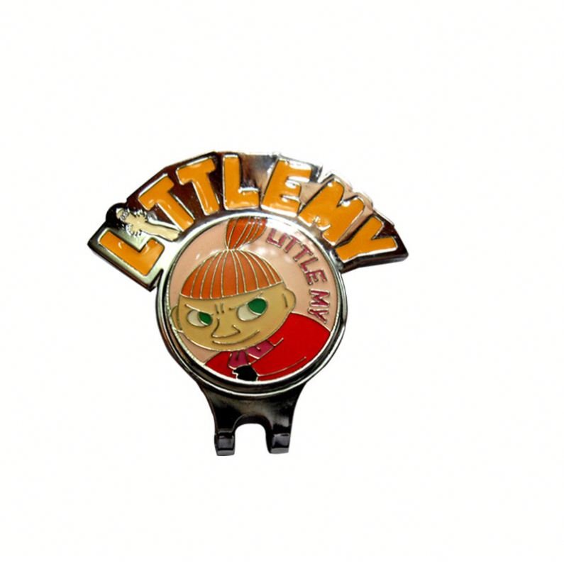 Customized Cast Metal Magnetic Poker Chip Golf Ball Marker Sundial Yardage Grid Ball Marker