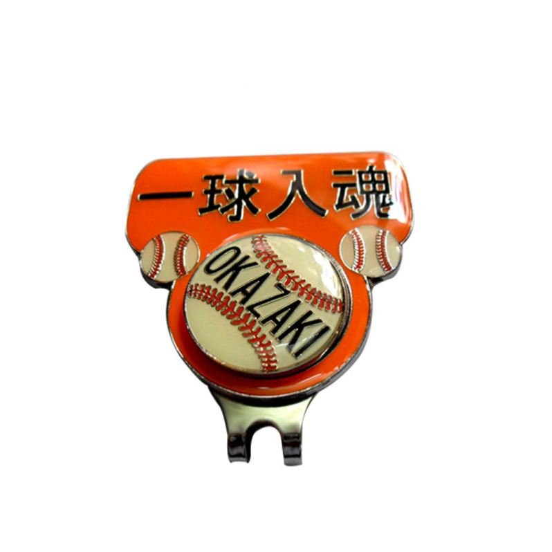 Customized Cast Metal Magnetic Poker Chip Golf Ball Marker Sundial Yardage Grid Ball Marker