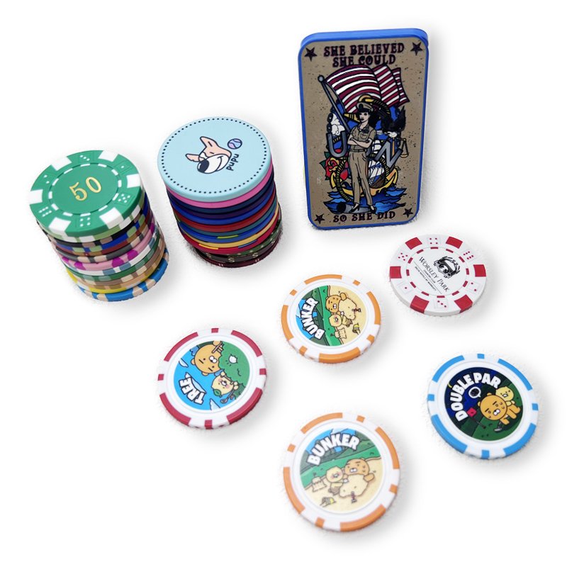 Abs Clay Ceramic Chip Poker Sublimation Gambling Game Chip Case Plastic Manufacturing Oversized Poker Chips Blank