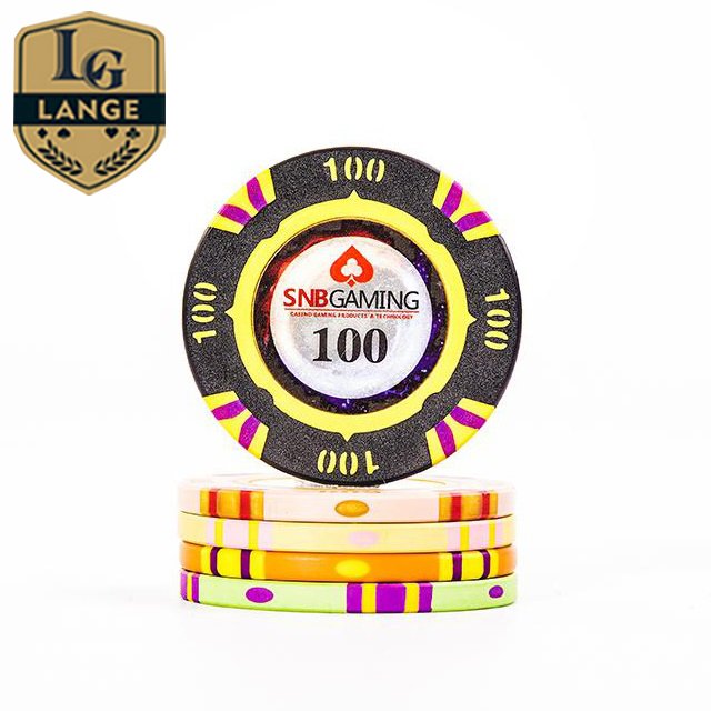 High Quality 14 Gram 3 Tone Clay Gambling Poker Chips With Customized Logo